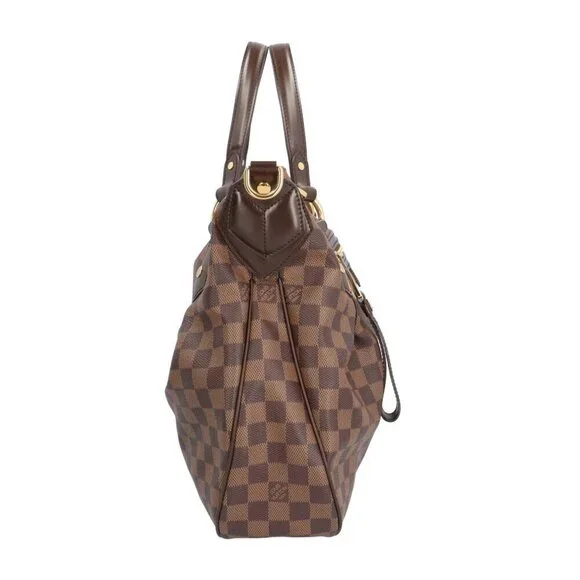 LOUIS VUITTON Authentic Brown Damier Canvas Shoulder Bag - Picture 3 of 6